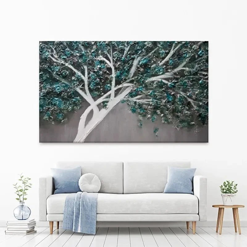 Blue Tree Of Life Canvas Print Blue Tree Of Life Canvas Print wall art product Osnat Tzadok