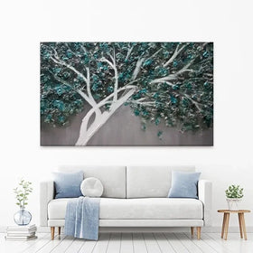 Blue Tree Of Life Canvas Print Blue Tree Of Life Canvas Print wall art product Osnat Tzadok