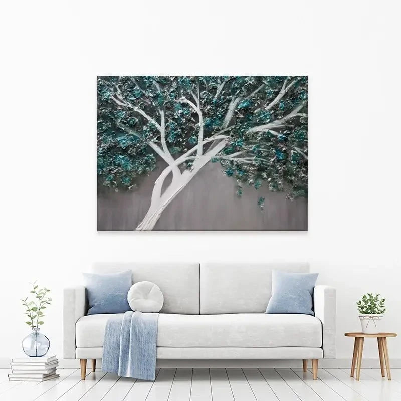Blue Tree Of Life Canvas Print Blue Tree Of Life Canvas Print wall art product Osnat Tzadok