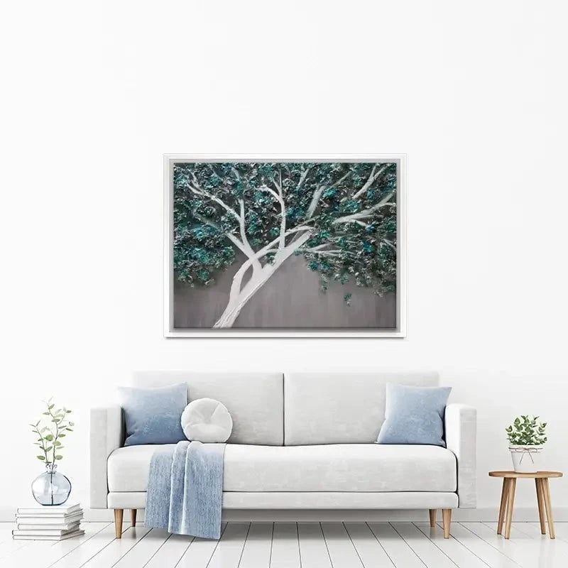 Blue Tree Of Life Canvas Print Blue Tree Of Life Canvas Print wall art product Osnat Tzadok