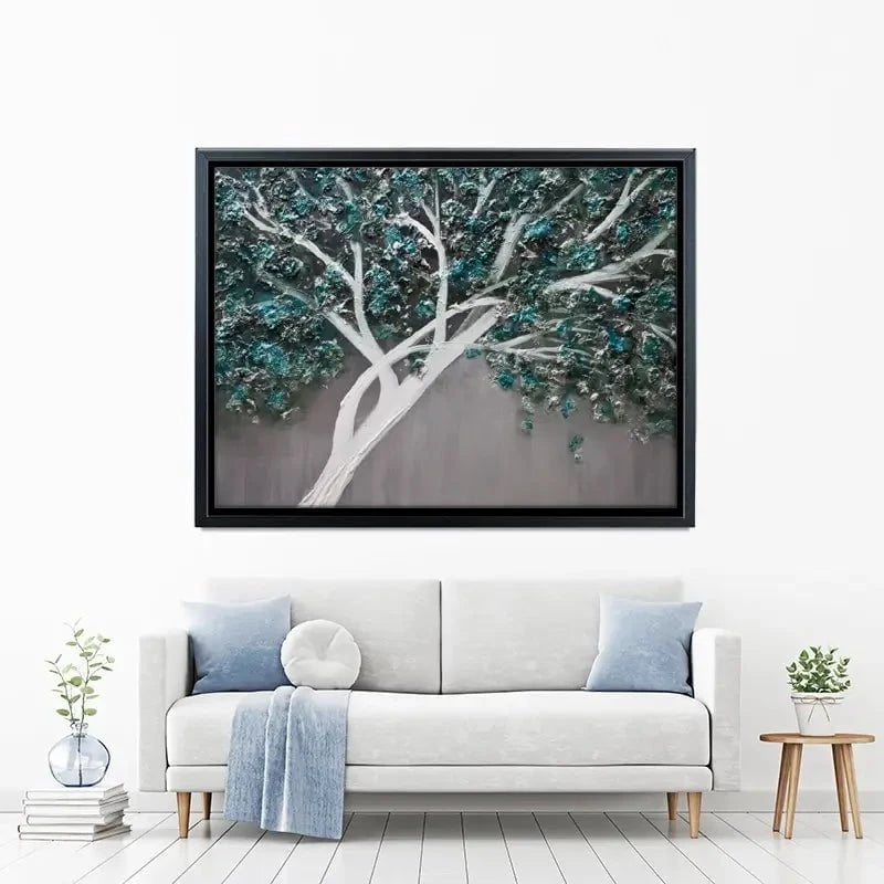 Blue Tree Of Life Canvas Print Blue Tree Of Life Canvas Print wall art product Osnat Tzadok