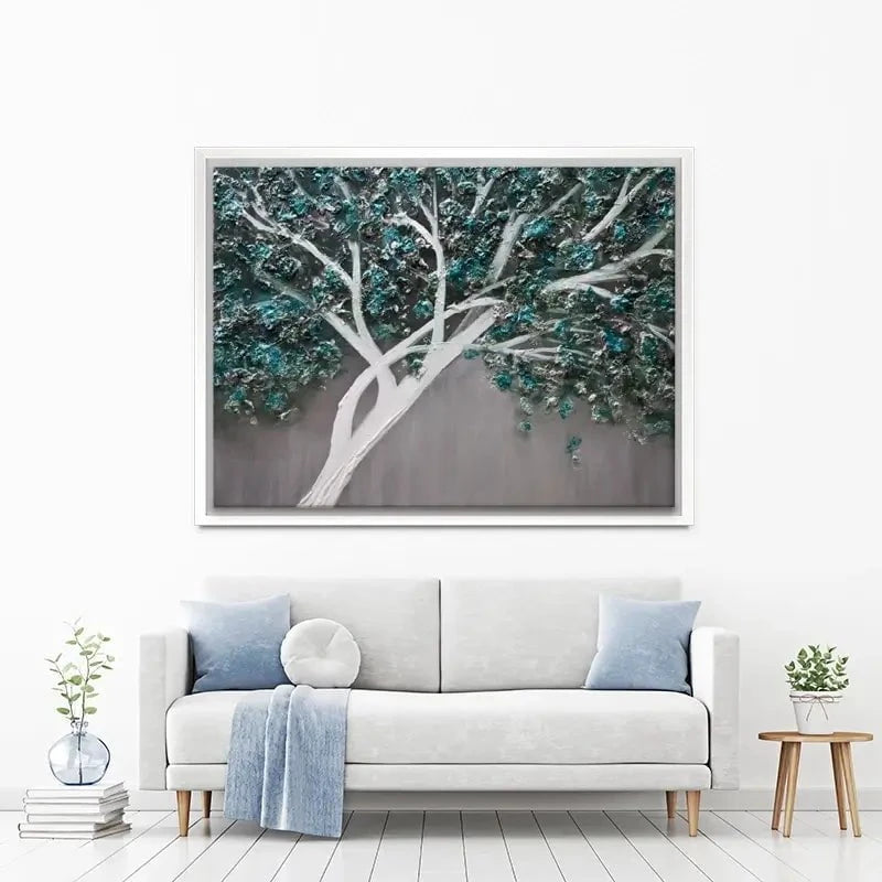 Blue Tree Of Life Canvas Print Blue Tree Of Life Canvas Print wall art product Osnat Tzadok