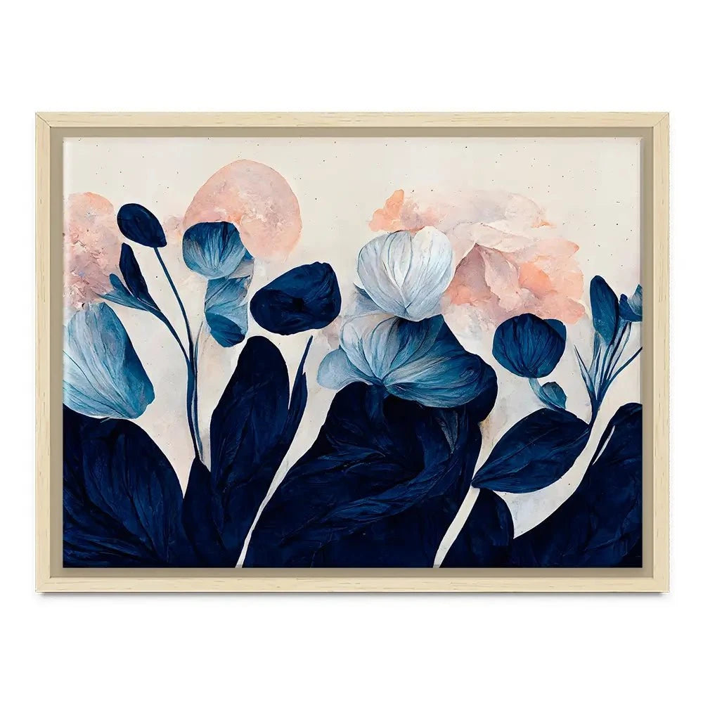 Blue Tulips Canvas Print Blue Tulips Canvas Print wall art product Treechild