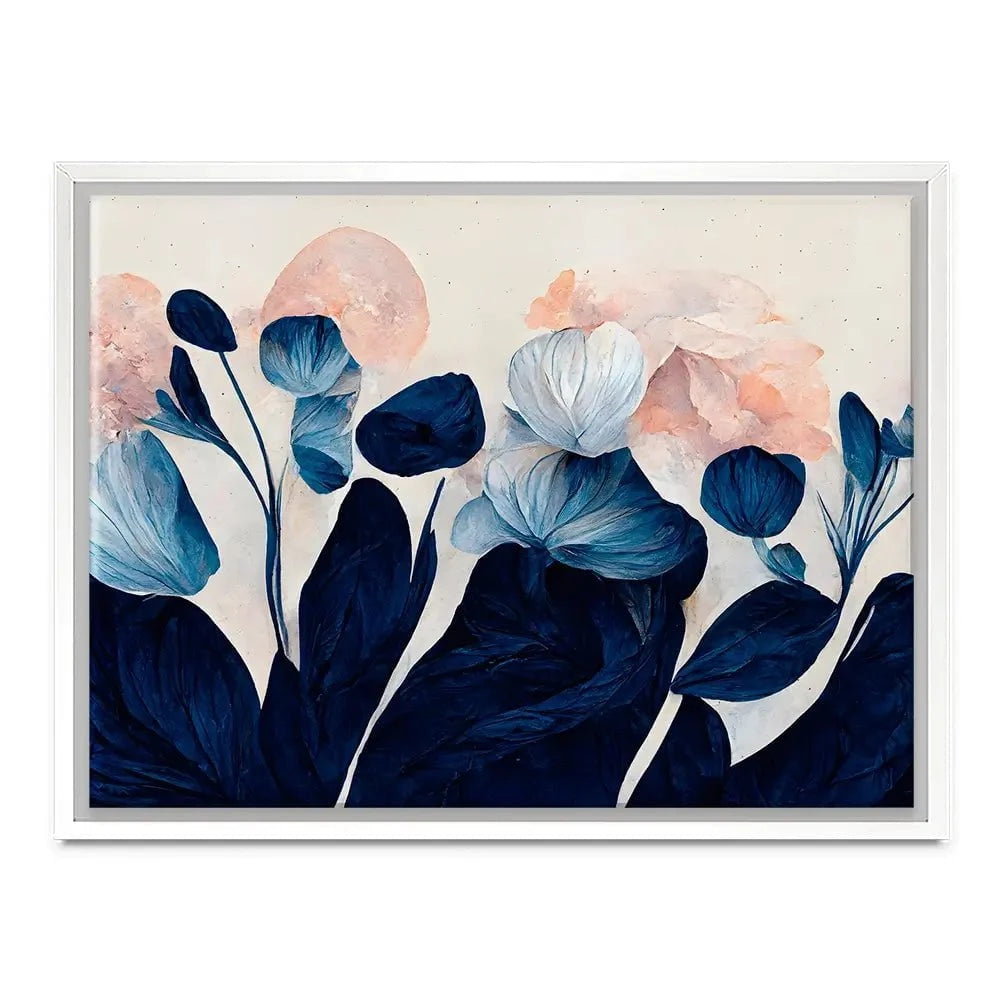 Blue Tulips Canvas Print Blue Tulips Canvas Print wall art product Treechild