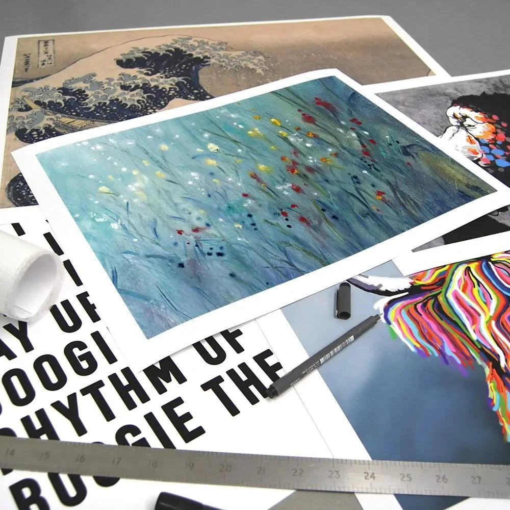 Blue Vision Art Print Blue Vision Art Print wall art product Tim O'Toole