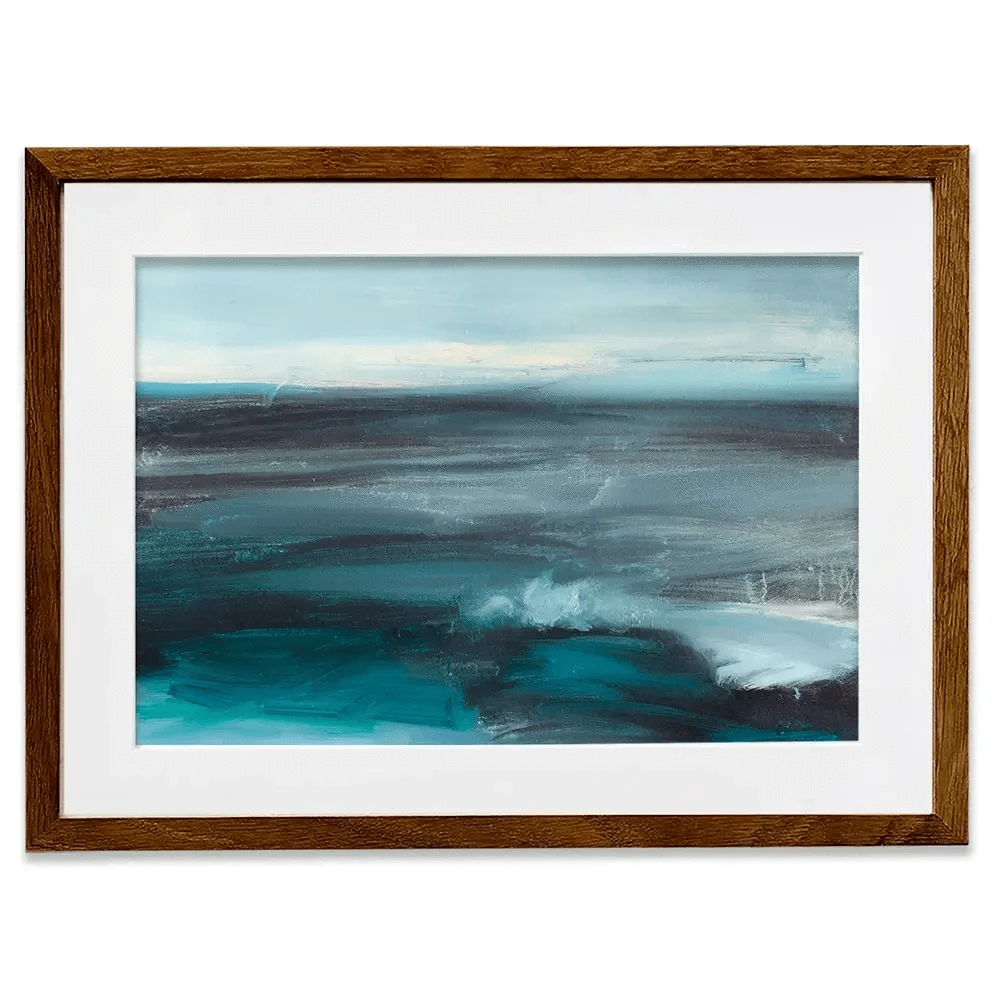 Blue Wash Framed Art Print Blue Wash Framed Art Print wall art product arteria.lab / Shutterstock