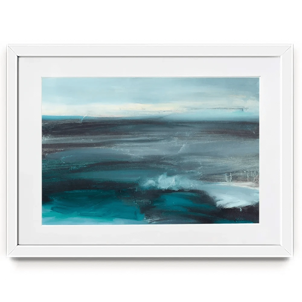 Blue Wash Framed Art Print Blue Wash Framed Art Print wall art product arteria.lab / Shutterstock
