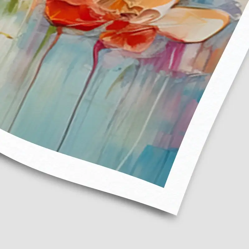 Blue Watercolour Florals Art Print Blue Watercolour Florals Art Print wall art product Gina Kelly - Independent