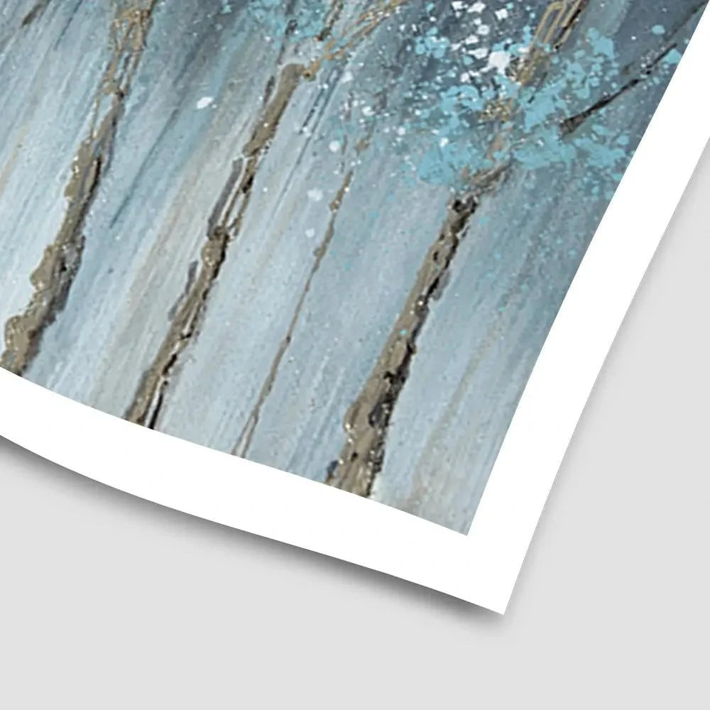 Blue Woods Art Print Blue Woods Art Print wall art product CHENYU ARTS / Shutterstock
