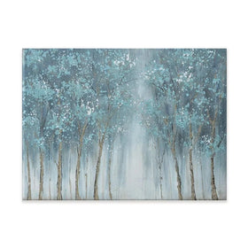 Blue Woods Canvas Print Blue Woods Canvas Print wall art product CHENYU ARTS / Shutterstock