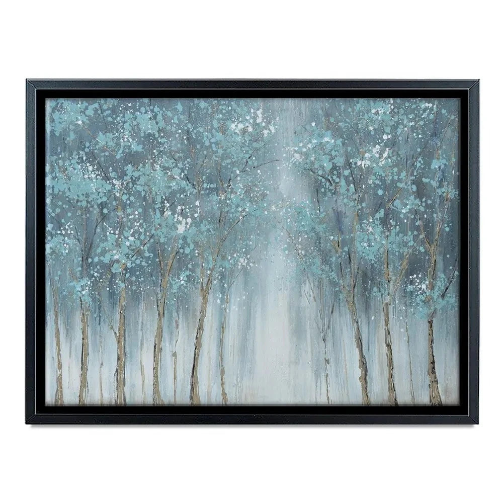 Blue Woods Canvas Print Blue Woods Canvas Print wall art product CHENYU ARTS / Shutterstock