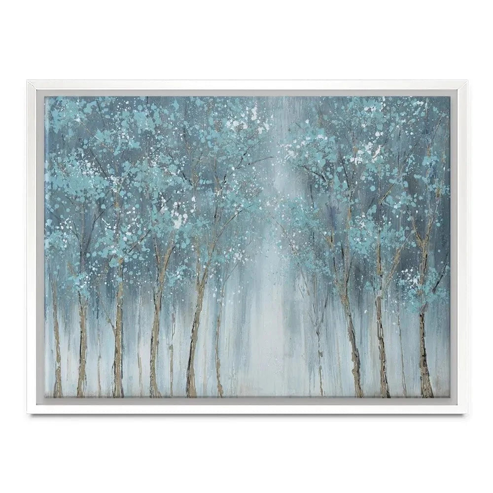 Blue Woods Canvas Print Blue Woods Canvas Print wall art product CHENYU ARTS / Shutterstock