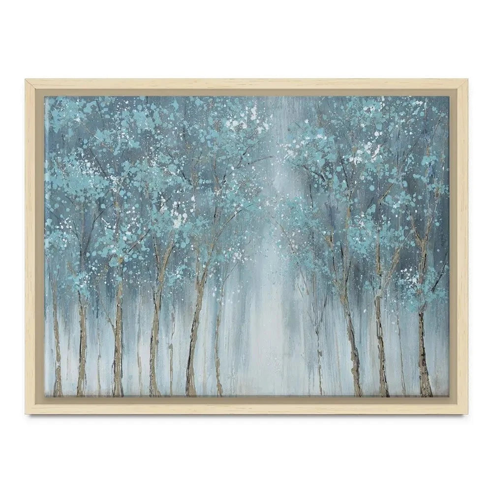 Blue Woods Canvas Print Blue Woods Canvas Print wall art product CHENYU ARTS / Shutterstock