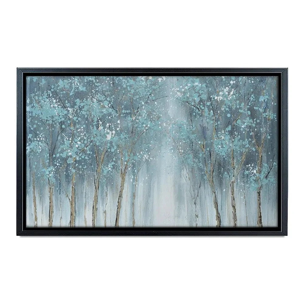 Blue Woods Canvas Print Blue Woods Canvas Print wall art product CHENYU ARTS / Shutterstock