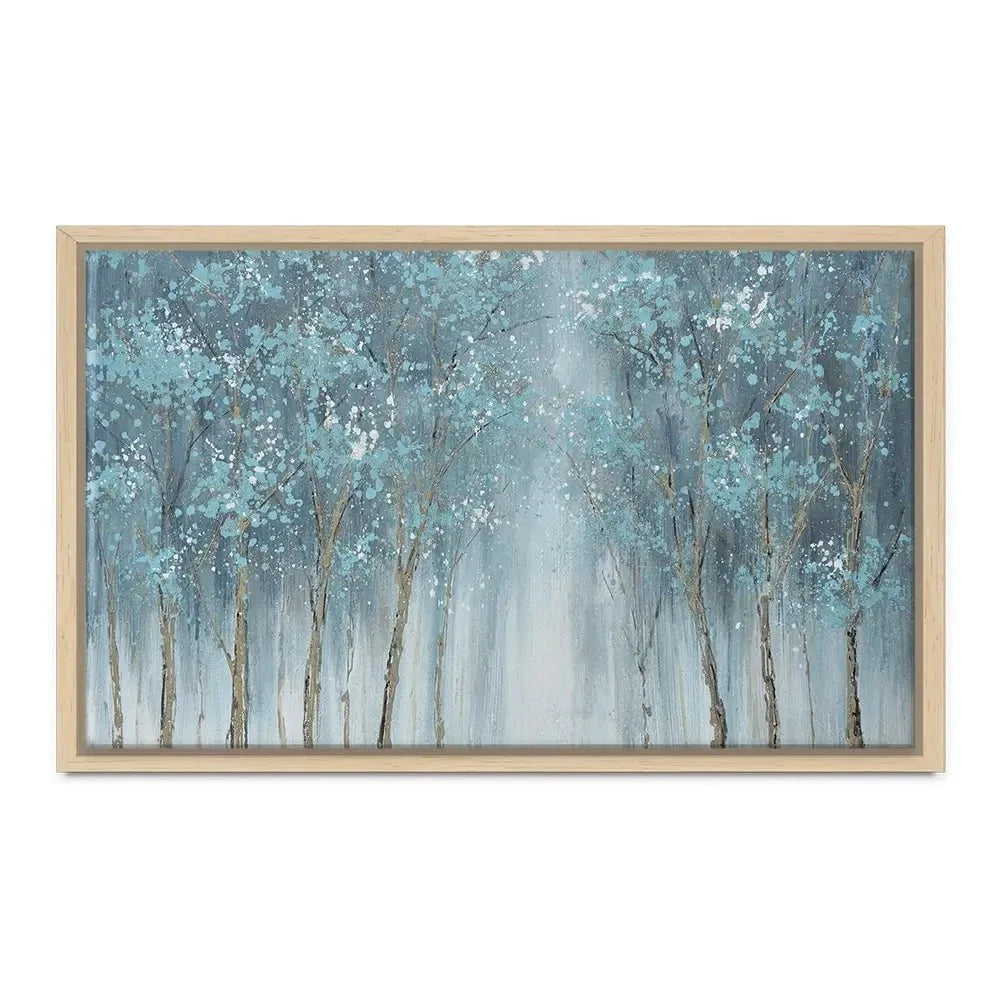 Blue Woods Canvas Print Blue Woods Canvas Print wall art product CHENYU ARTS / Shutterstock
