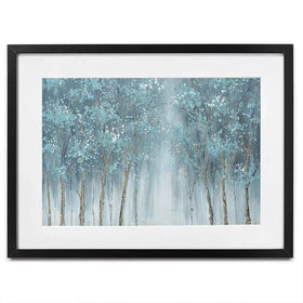 Blue Woods Framed Art Print Blue Woods Framed Art Print wall art product CHENYU ARTS / Shutterstock