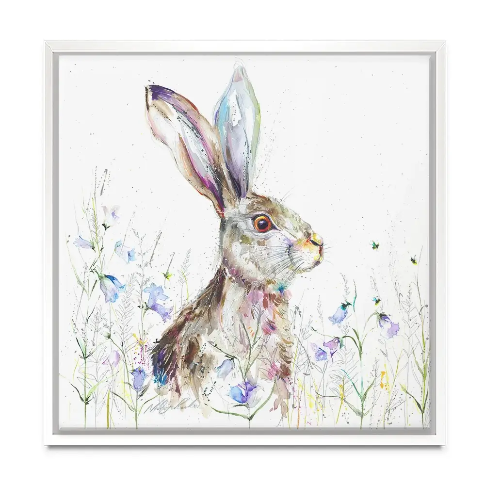 Bluebell Square Canvas Print Bluebell Square Canvas Print wall art product Nicola Jane Rowles