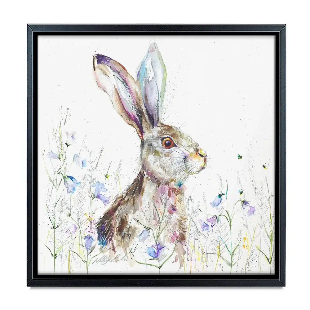 Bluebell Square Canvas Print Bluebell Square Canvas Print wall art product Nicola Jane Rowles
