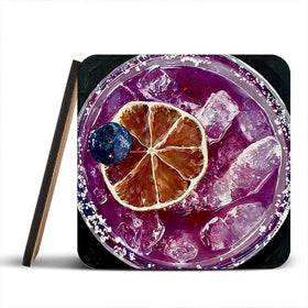 Blueberry Margartia Cocktail Coaster Set Blueberry Margartia Cocktail Coaster Set wall art product David Alexander Elder