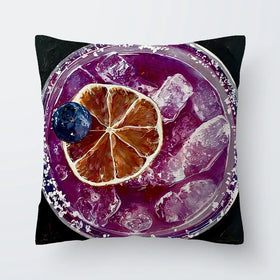 Blueberry Margartia Cocktail Cushion Blueberry Margartia Cocktail Cushion wall art product David Alexander Elder