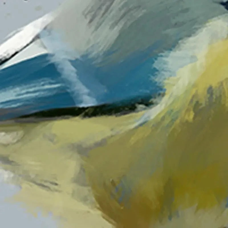 Bluetit And Flowers Canvas Print Bluetit And Flowers Canvas Print wall art product Aimee Linzi