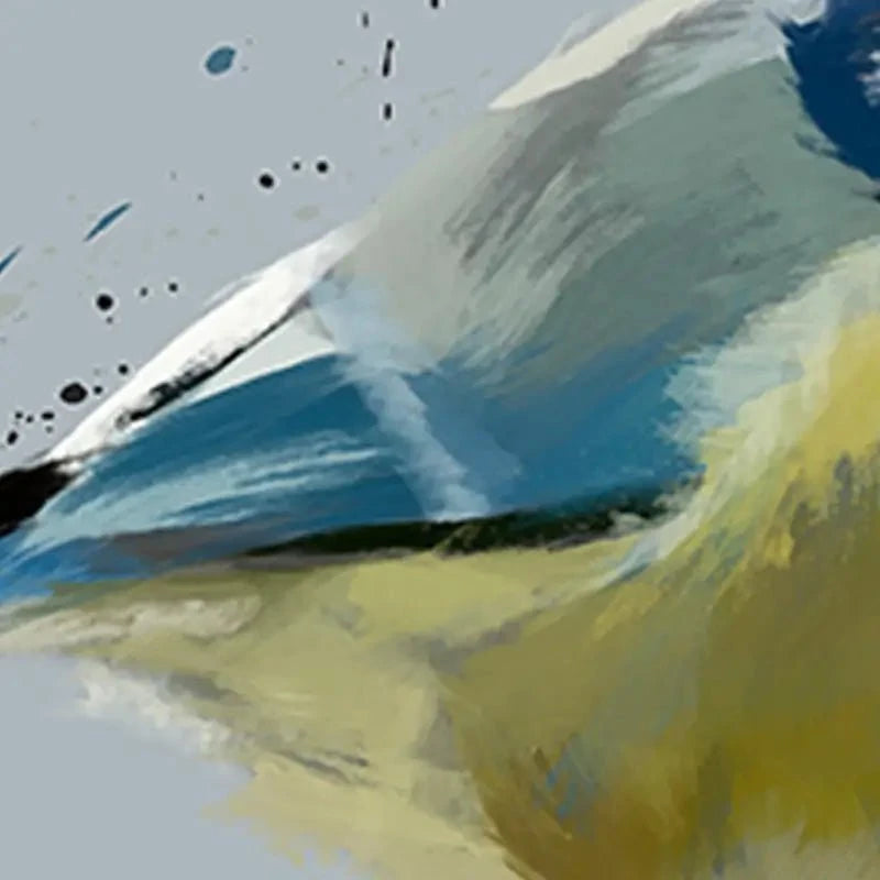 Bluetit And Flowers Framed Art Print Bluetit And Flowers Framed Art Print wall art product Aimee Linzi