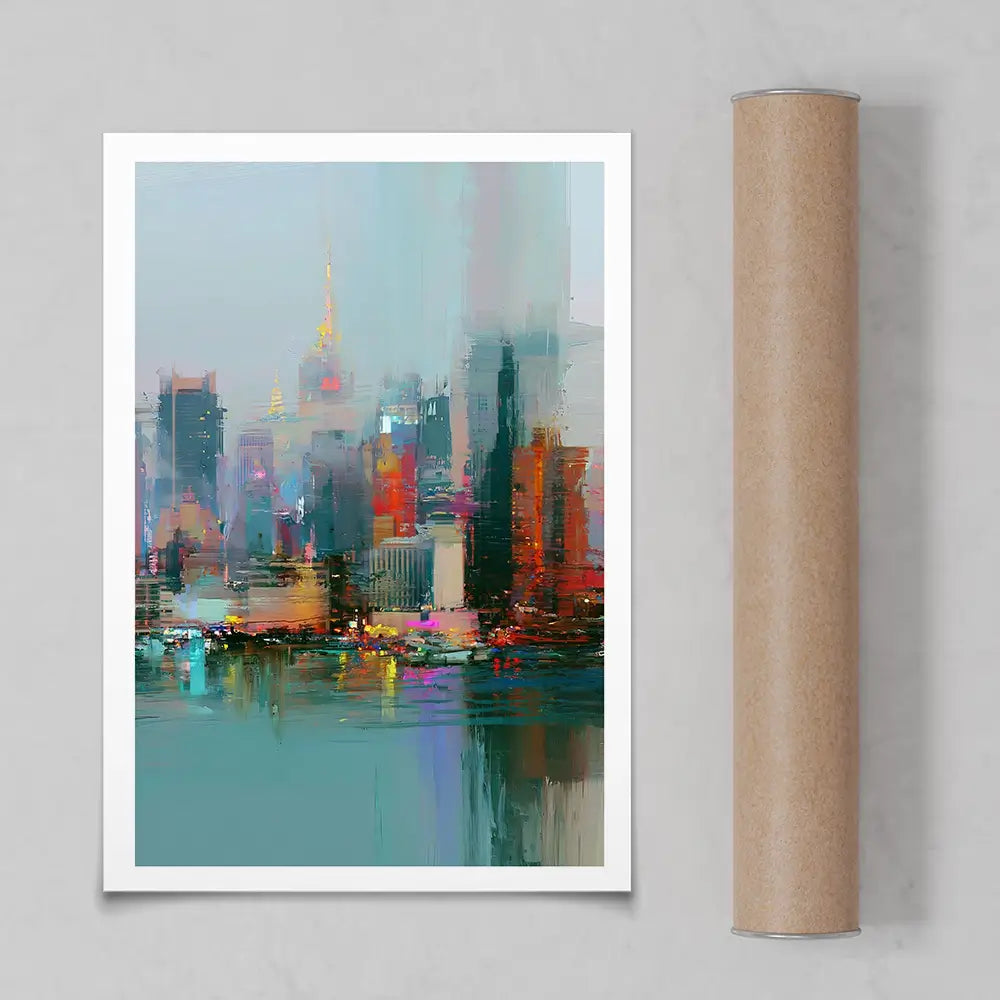 Blurred Skyline Art Print Blurred Skyline Art Print wall art product David Alexander Elder