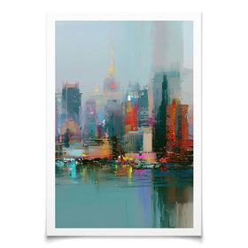 Blurred Skyline Art Print Blurred Skyline Art Print wall art product David Alexander Elder