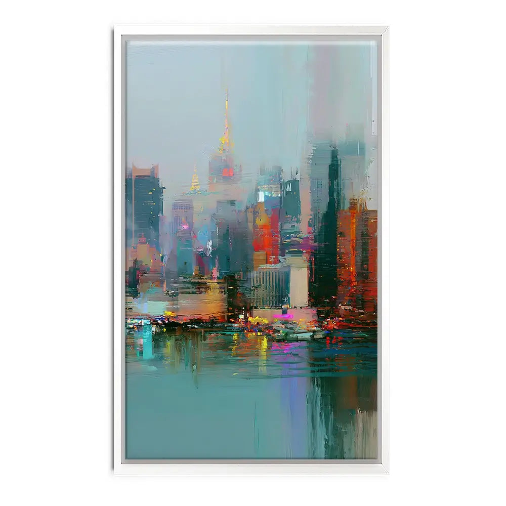Blurred Skyline Canvas Print Blurred Skyline Canvas Print wall art product David Alexander Elder