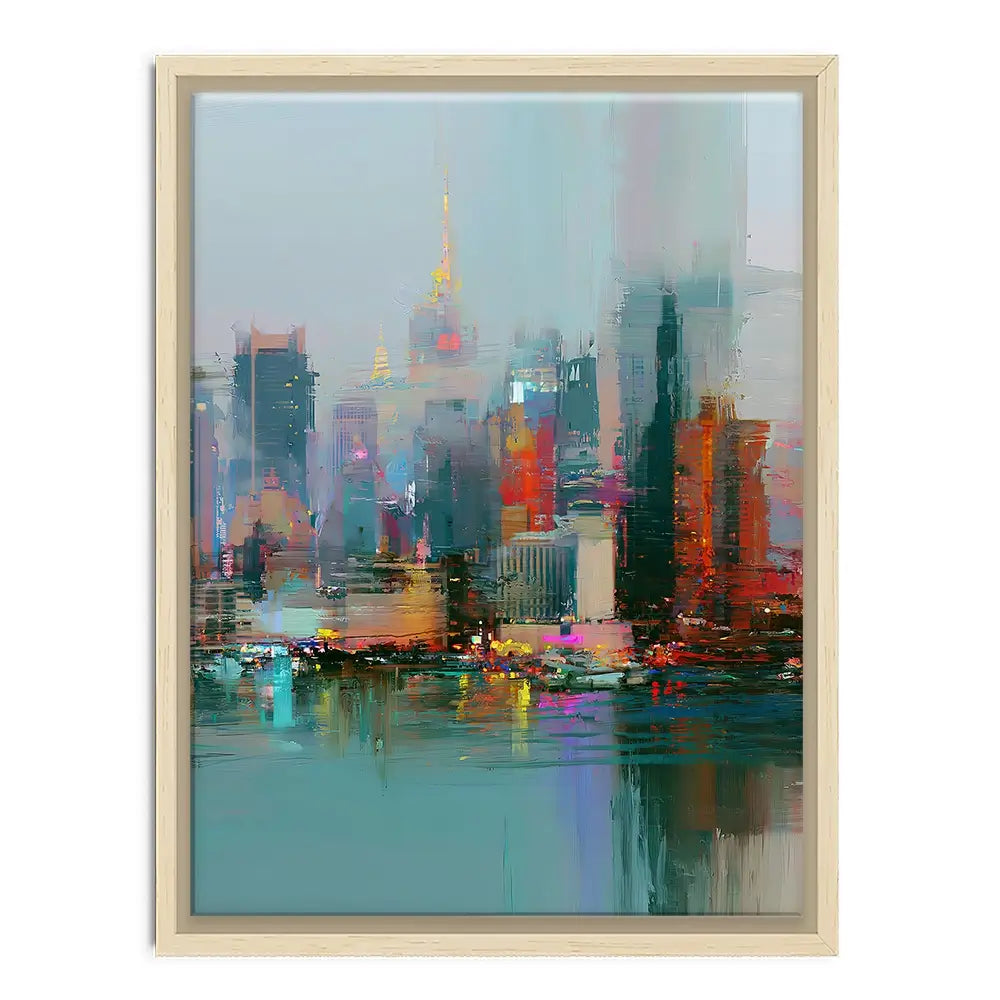 Blurred Skyline Canvas Print Blurred Skyline Canvas Print wall art product David Alexander Elder