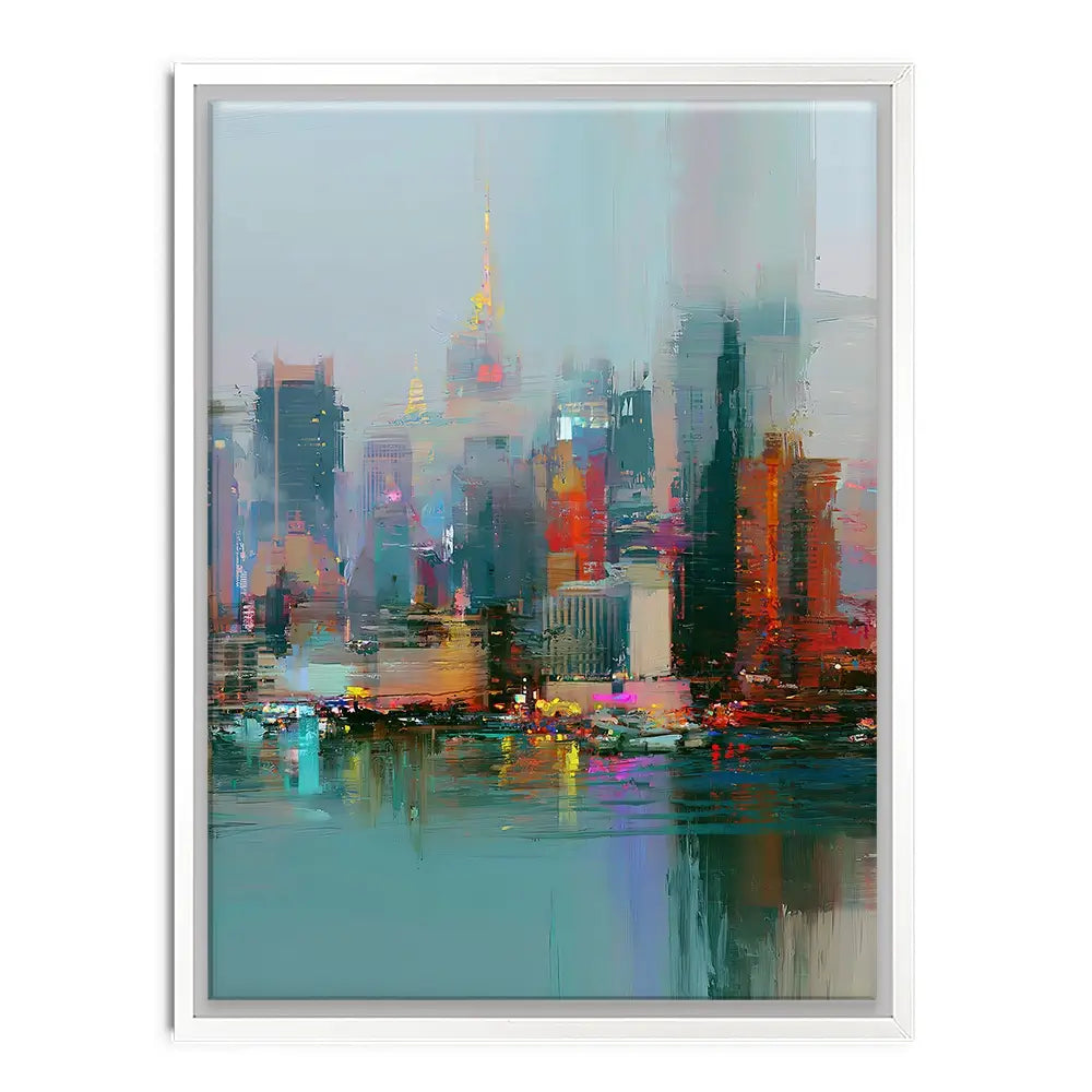 Blurred Skyline Canvas Print Blurred Skyline Canvas Print wall art product David Alexander Elder