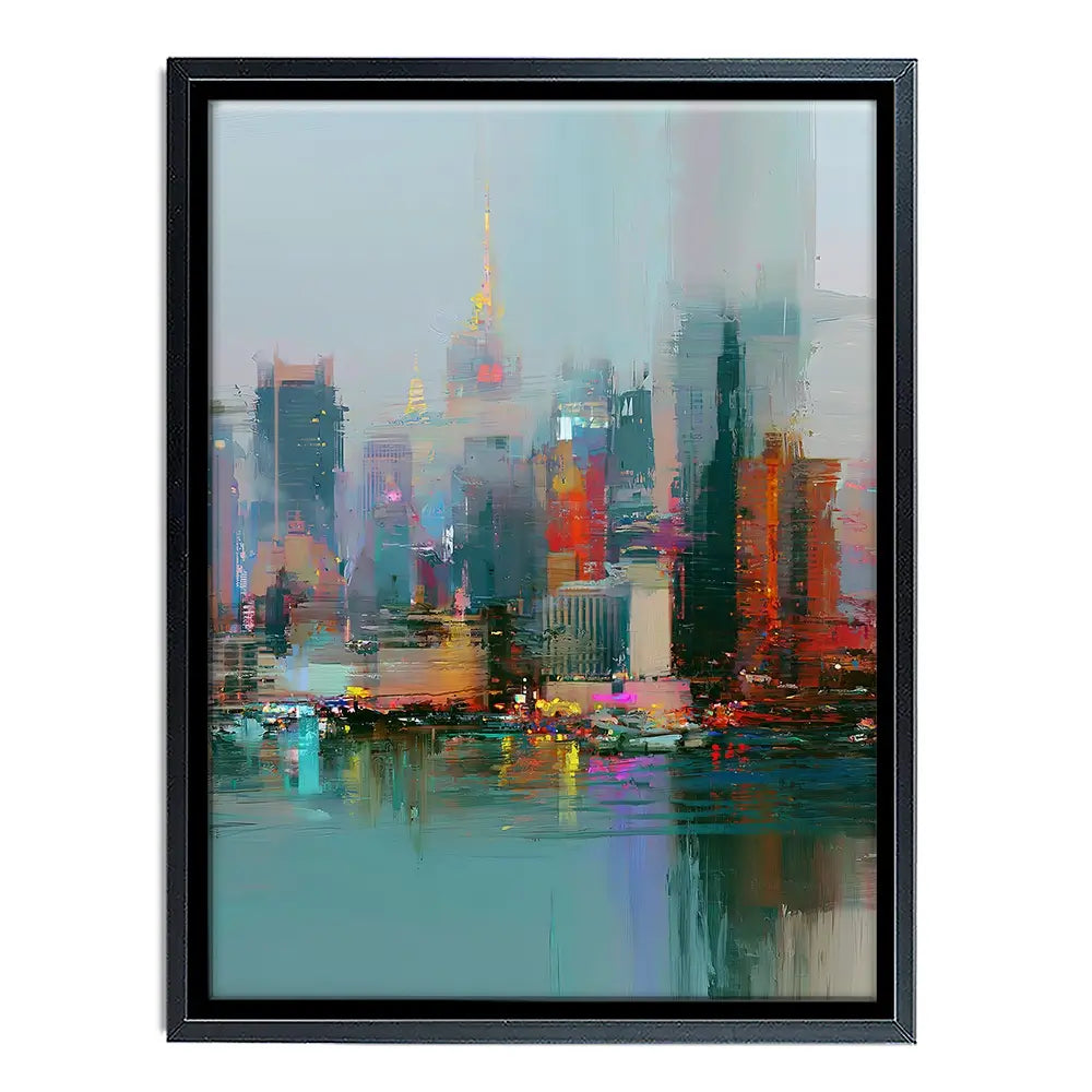 Blurred Skyline Canvas Print Blurred Skyline Canvas Print wall art product David Alexander Elder