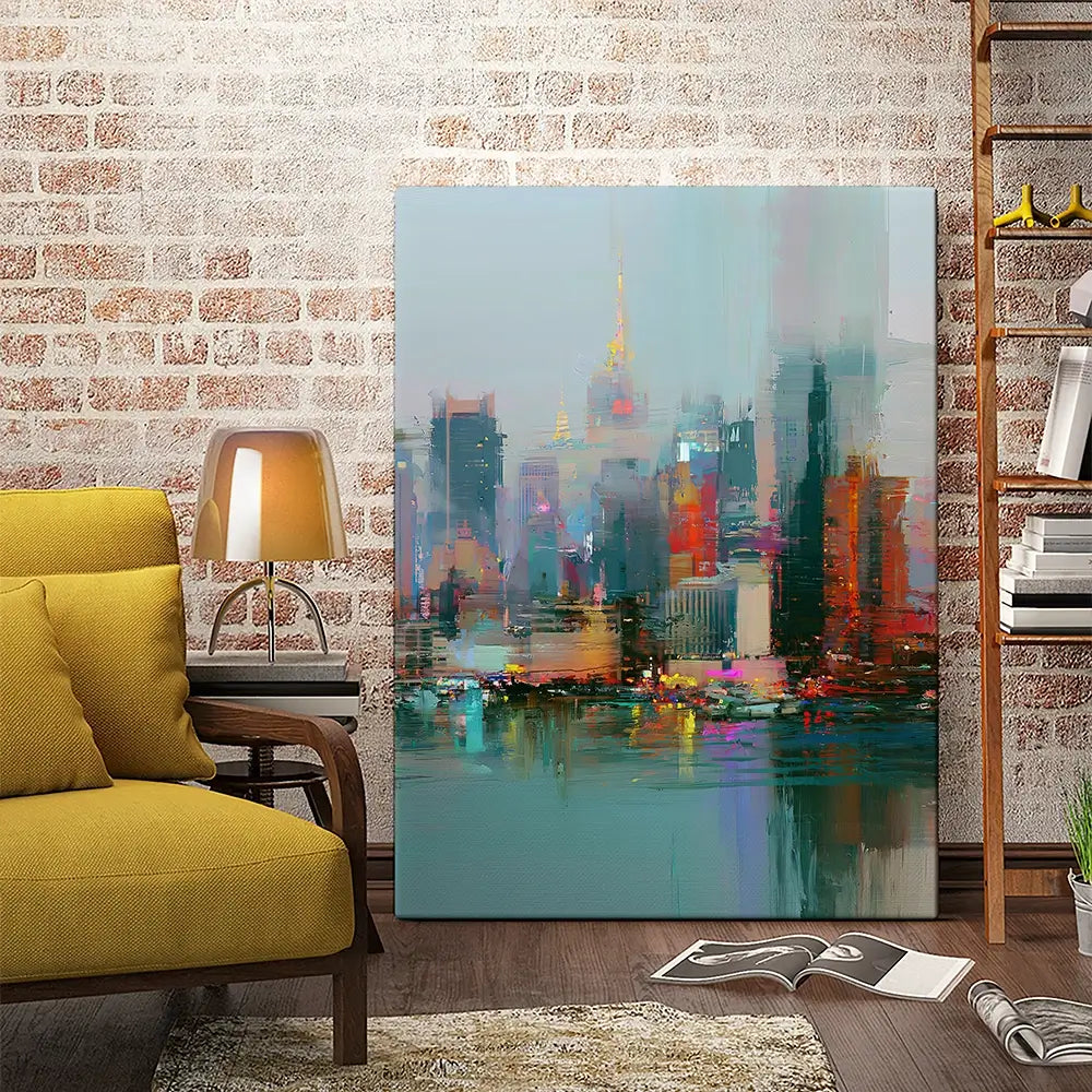 Blurred Skyline Canvas Print Blurred Skyline Canvas Print wall art product David Alexander Elder