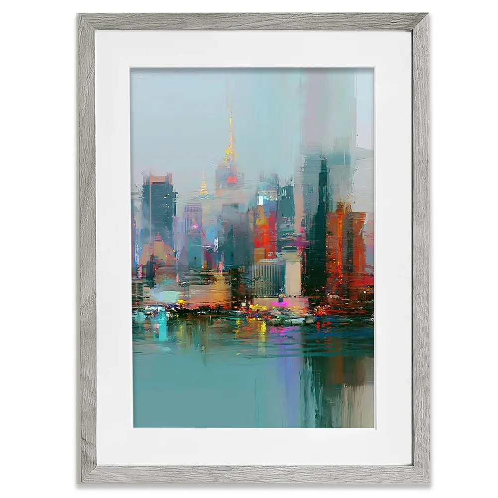 Blurred Skyline Framed Art Print Blurred Skyline Framed Art Print wall art product David Alexander Elder