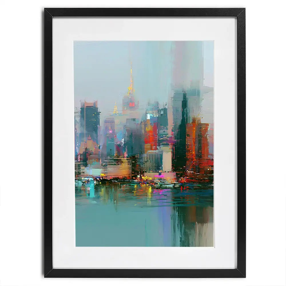 Blurred Skyline Framed Art Print Blurred Skyline Framed Art Print wall art product David Alexander Elder