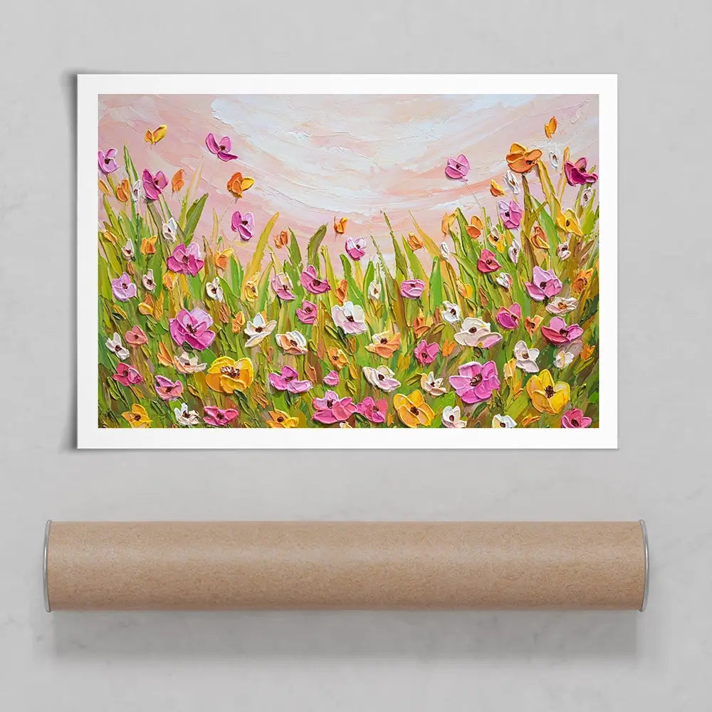 Blush Meadow Art Print Blush Meadow Art Print wall art product Olga Tkachyk