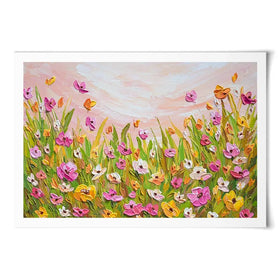 Blush Meadow Art Print Blush Meadow Art Print wall art product Olga Tkachyk