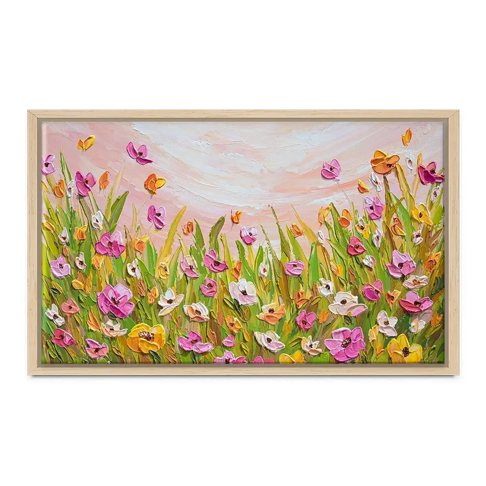 Blush Meadow Canvas Print Blush Meadow Canvas Print wall art product Olga Tkachyk
