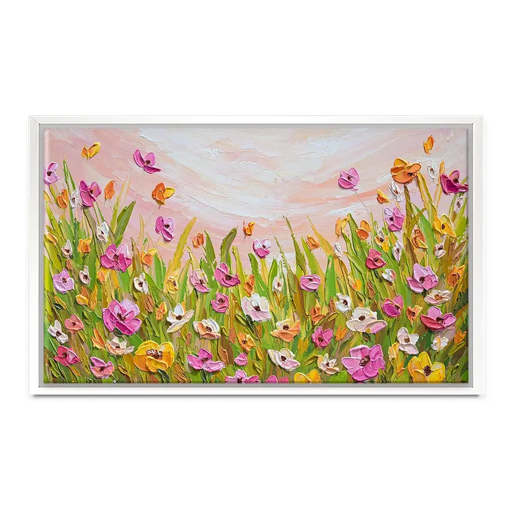 Blush Meadow Canvas Print Blush Meadow Canvas Print wall art product Olga Tkachyk