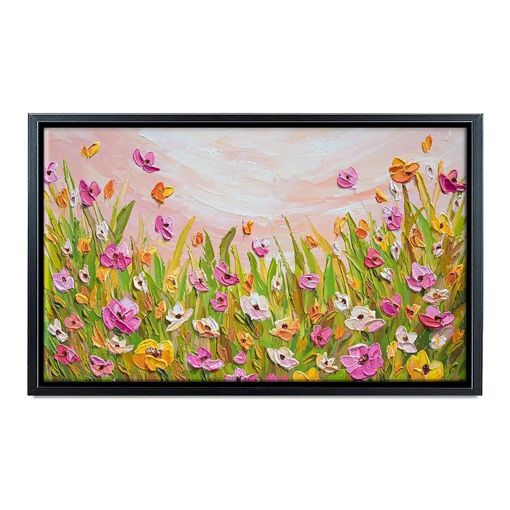 Blush Meadow Canvas Print Blush Meadow Canvas Print wall art product Olga Tkachyk