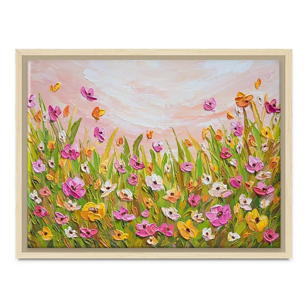 Blush Meadow Canvas Print Blush Meadow Canvas Print wall art product Olga Tkachyk