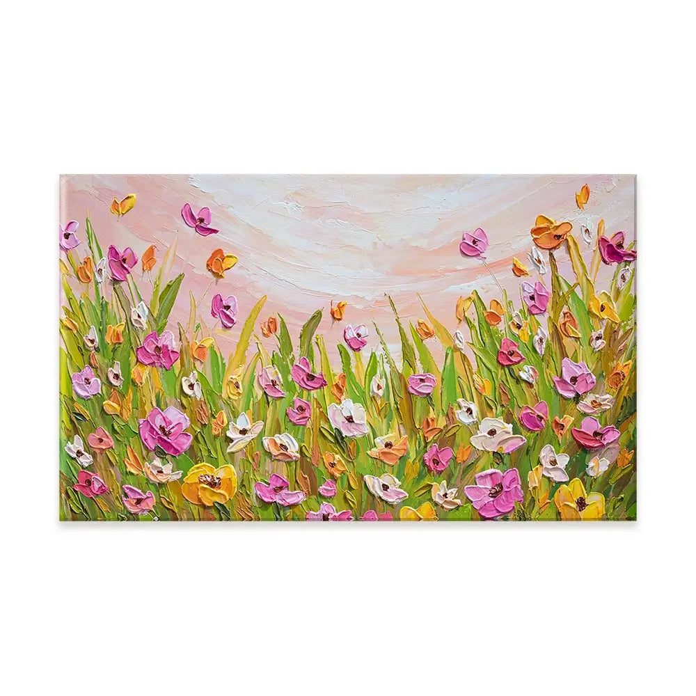 Blush Meadow Canvas Print Blush Meadow Canvas Print wall art product Olga Tkachyk