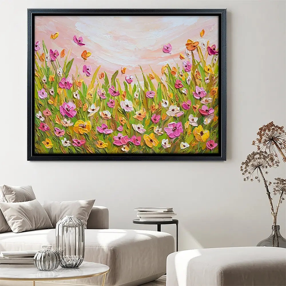 Blush Meadow Canvas Print Blush Meadow Canvas Print wall art product Olga Tkachyk