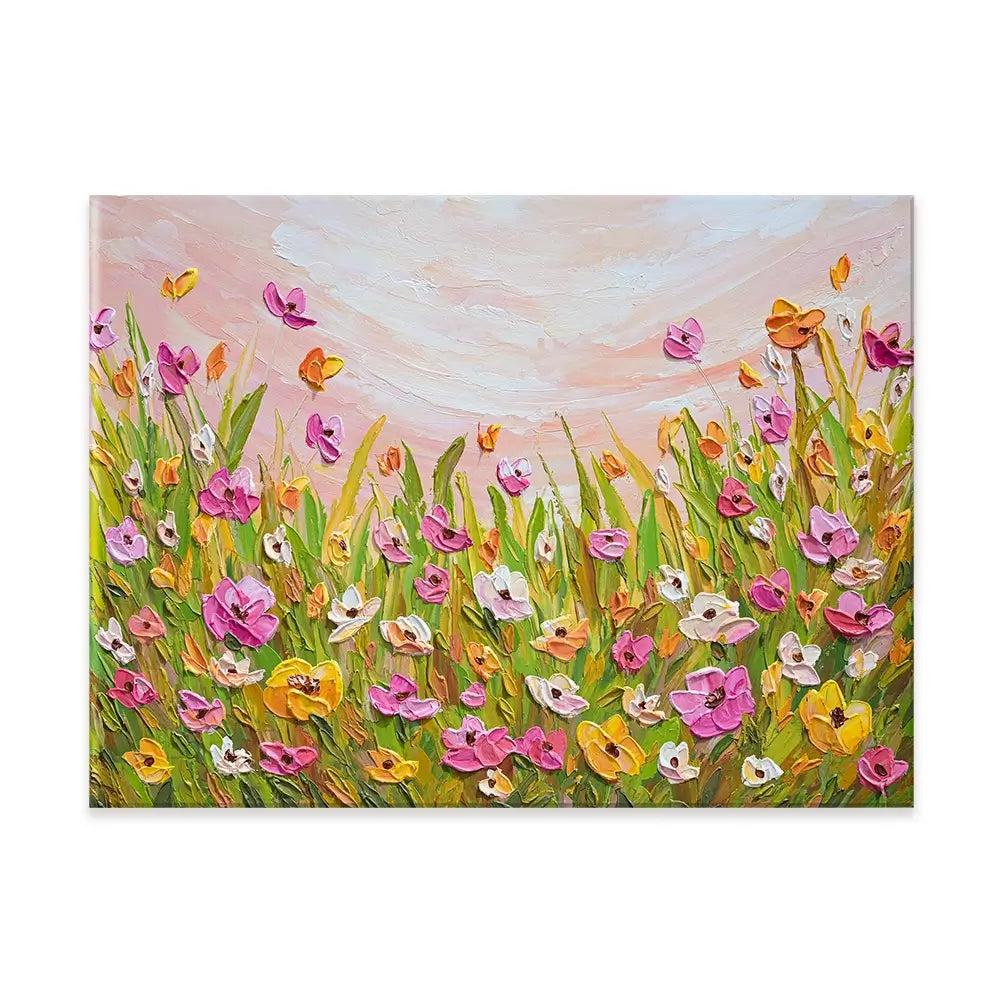 Blush Meadow Canvas Print Blush Meadow Canvas Print wall art product Olga Tkachyk