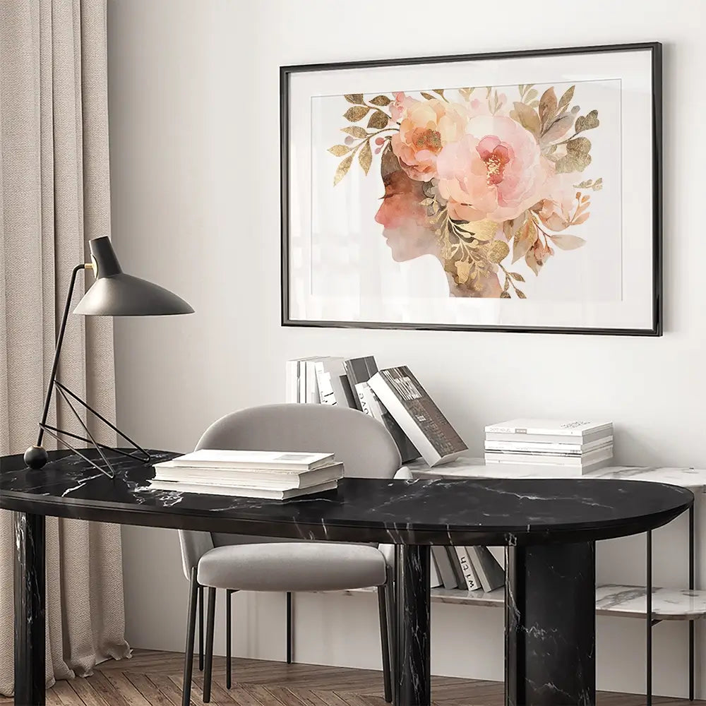 Blush Reverie Framed Art Print Blush Reverie Framed Art Print wall art product Svetlana Aleynikova