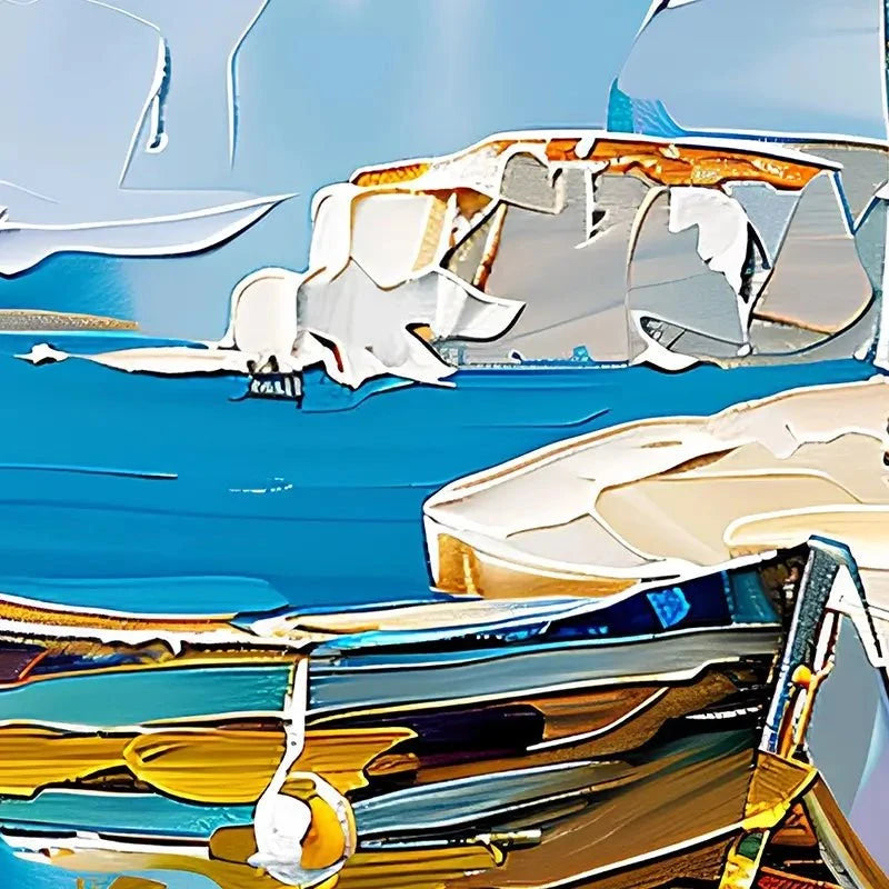 Boat On The Beach Canvas Print Boat On The Beach Canvas Print wall art product Elena Avanesova