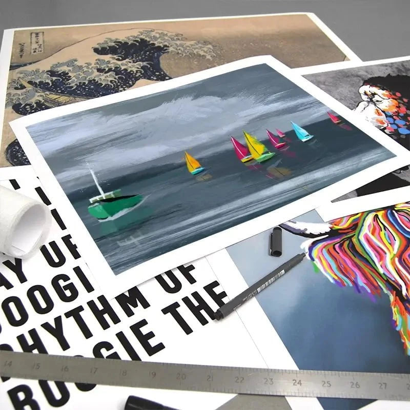 Boats Art Print Boats Art Print wall art product Aimee Linzi