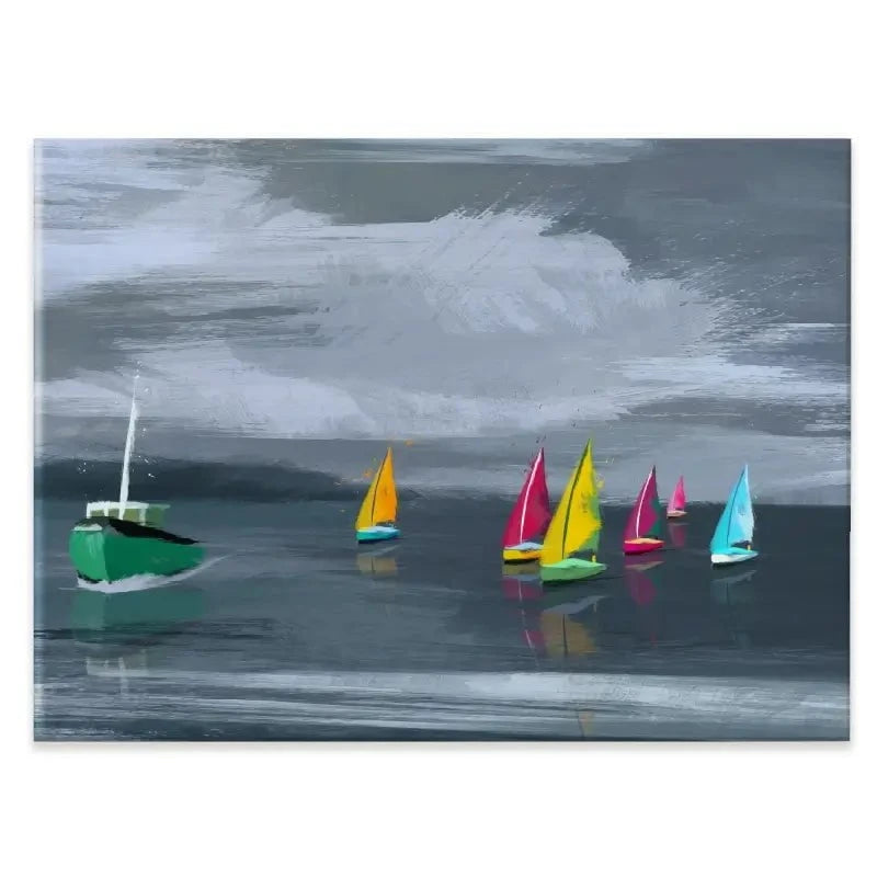 Boats Canvas Print Boats Canvas Print wall art product Aimee Linzi