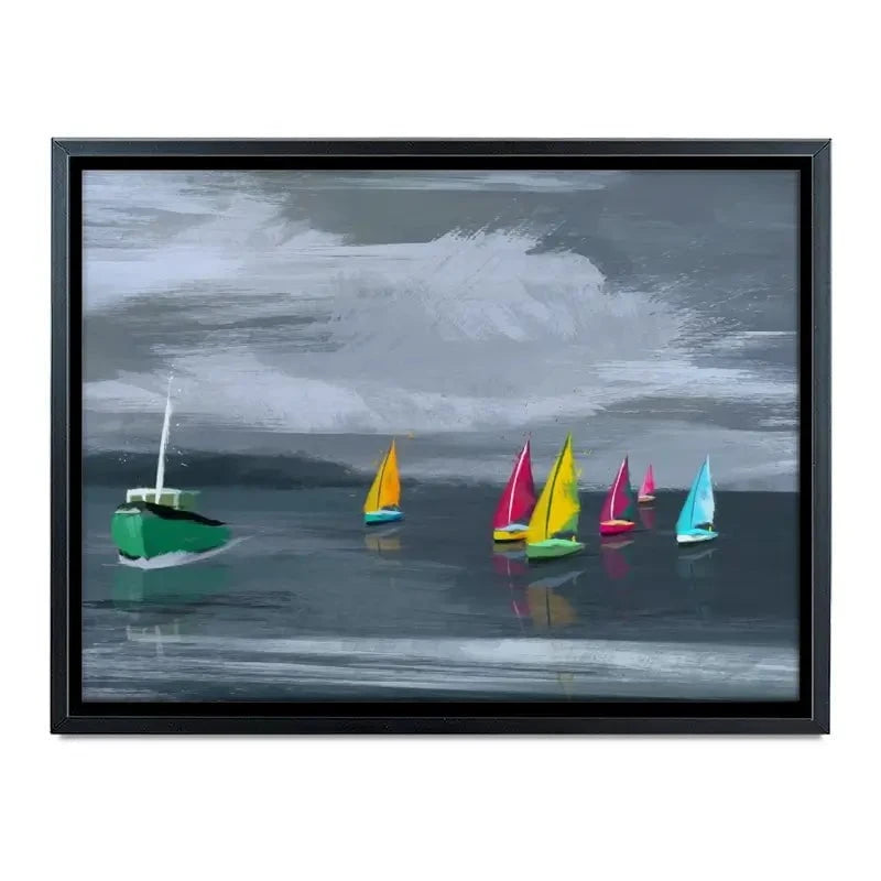 Boats Canvas Print Boats Canvas Print wall art product Aimee Linzi