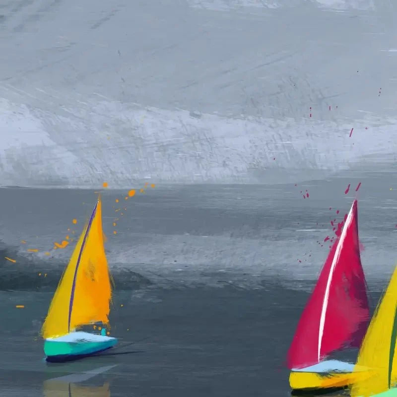 Boats Framed Art Print Boats Framed Art Print wall art product Aimee Linzi